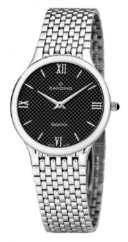 Candino Uhren | Herrenarmbanduhr edelstahl | Silber-schwarz Armbanduhr