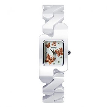 kermaikuhr | weiße keramik armbanduhr | damen weiße armbanduhr 