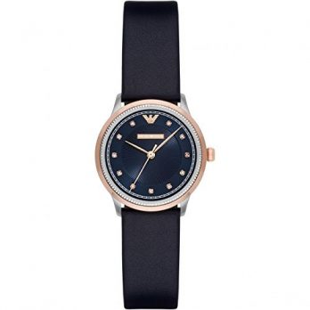 Emporio Armani Uhr | Damenuhr Emporio Armani | Dunkelblaue armbanduhr damen | armbanduhr mit blauem ziffernblatt | damenuhr mit blauem lederband