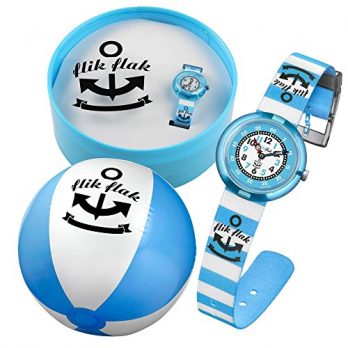 Flik Flak Uhr | Armbanduhr Kinder | Blaue Kinderarmbanduhr | Jungen Armbanduhr | Blaue Jungsuhr