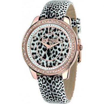 Leopard Damenuhr | Just Cavalli Uhr | Armbanduhr damen mit Leopardenmuster