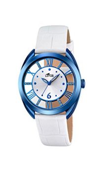  Lotus Uhr | Armbanduhr Lotus | Damenuhr Lotus | weiß-blaue damen armbanduhr | analoge armbanduhr weiß-blau 